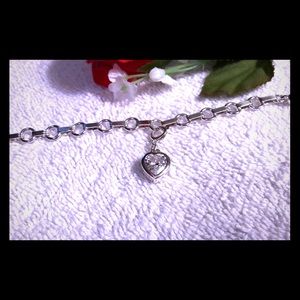 ❤️ Add A Charm Link Bracelet- Silvertone